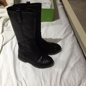 Stride rite 10W black zip up riding boots